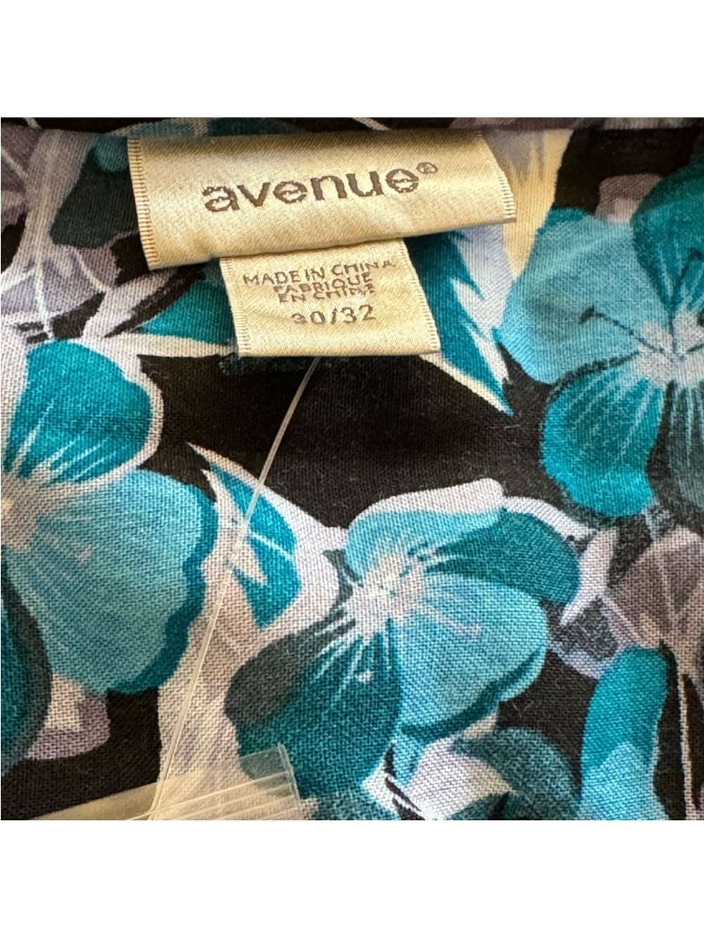 Avenue Black and Blue Floral Maxi Dress - Picture 6 of 6